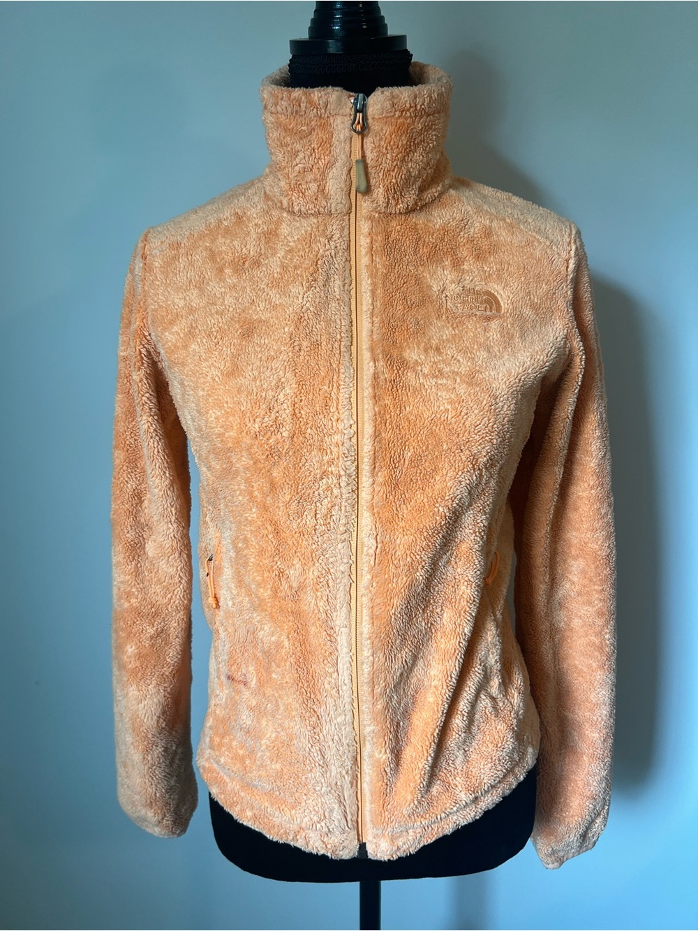 The North Face Women's Bright Orange Full-Zip Jacket Size XS